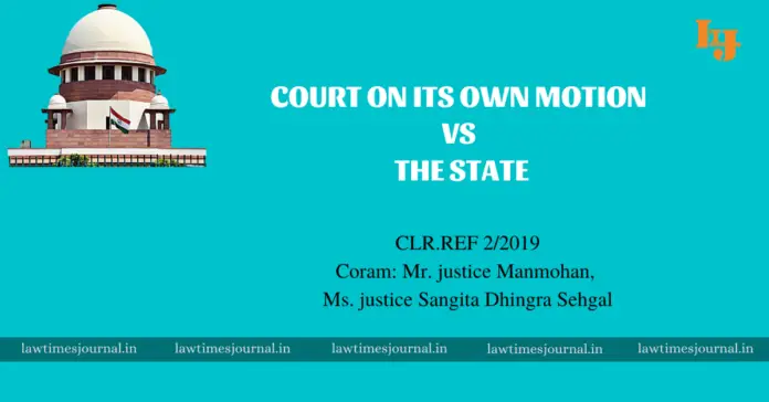 Court on its own motion vs The State