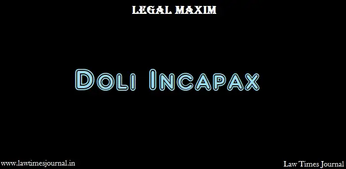 Doli Incapax