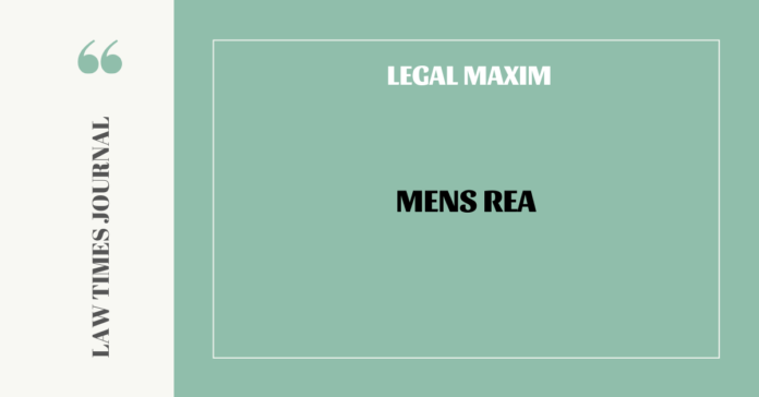 Mens rea