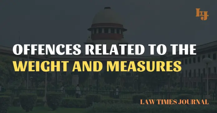 To safeguard the interest of consumers, consumer law known as Consumer Protection Act, 1986 has been enacted but criminal law is more concerned and active so it is used as a measure that deters traders and producers from engaging in certain types of trading abuses. While civil remedies provide compensation for the harm suffered by consumers, criminal law prohibits undesirable trade practices which vitiates proper business dealings. The Indian Penal Code, 1860 provides for the offences relating to weights and measures from Sections 264 to Section 267 under Chapter XIII. Section 264 specifies the offence which is committed by the usage of false instrument for weighing with intention of deceiving the customer. Such person with fraudulent intent committing offence under Section 264 shall be punished with imprisonment which may be either for a period which may extend to one year or with fine or both. Another offence under Section 265 mentioned in relation to weights is, fraudulently using false weights and false measures of length and capacity or usage of false weights and false measures as a different weight or measure from what it is, shall be punished with imprisonment which may be either for a period which may extend to one year or with fine or both. Owning and possessing has a huge difference and in criminal law even possession of an article which is against public policy is made punishable. Section 266 deals with the commission of offence regarding possession of false weighing instrument or false weights of any measure of length or capacity, which the offender knows to be false and does it with deceitful intent is liable for the punishment with imprisonment which may be either for a period which may extend to one year or with fine or both. The persons involved in producing or making, selling or disposing the instruments used for weighing or the weights used to weigh the goods or any measure of length or capacity which he knows to be false but uses the method of deception to make it true shall be punished with imprisonment which may be either for a period which may extend to one year or with fine or both according to Section 267 of Indian Penal Code. Illustration- Suppose a person A, possess a weighing instrument of rice which measures inaccurately the quantity of 1 kilograms of rice as 800 grams which makes the business transaction as an offence under Section 266 of Indian Penal Code and A is liable for the punishment with imprisonment which may be either for a period which may extend to one year or with fine or both. Offences in reference to weights and measures in New Jersey- Weights and Measures (Jersey) Law 1967- Under Part 3 of WEIGHING AND MEASURING FOR TRADE, Article 15(1) deals with the offences in connection to equipment used for trade and states that if any person uses for trade or has in the person’s possession for use for trade, any weighing or measuring equipment which is false or unjust, the person shall be guilty of an offence and the equipment shall be liable to be forfeited. Under Article 15(3) it provides for the commission of fraud in the using of any weighing or measuring equipment for trade, the person committing the fraud and any other person party thereto shall be guilty of an offence and the equipment shall be liable to be forfeited. The Standards of Weights and Measures Act, 1976 has attempted to set right many of the inadequacies found in the Penal Code. It provides for tampering with or alterations of any reference standard, secondary standard, or working standard, other than correctional purposes is punishable with imprisonment for a period which may be increased to two years or with fine which may extend to five thousand rupees, or with both. Gopilal Agarwal v. State of Orissa - The appellant was prosecuted and punished for infringement of the standards quality of ‘gudakhu’. The Orissa High Court held that since no quality standards has been prescribed for ‘gudakhu’ by the Act and the rules, the penalty imposed was unsustainable. Frequently Asked Questions (FAQs)- 1. What are the ingredients to invoke offence under Section 264 of Indian Penal Code? To invoke Section 264 of the IPC, it must be proved that - (1) The accused took help of an instrument for weighing the materials; (2) The accused must have the knowledge of the instrument being used as a false or defective in nature; and (3) The accused must have used it intentionally