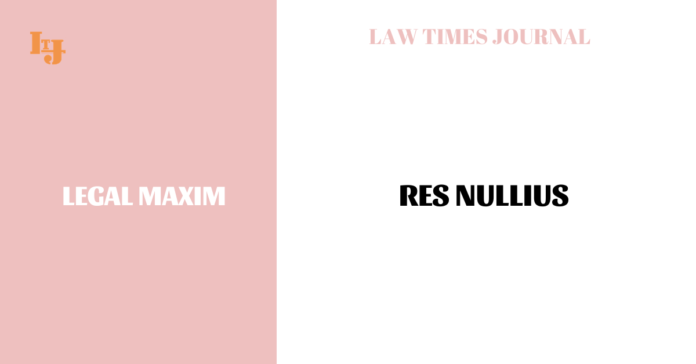 Res Nullius