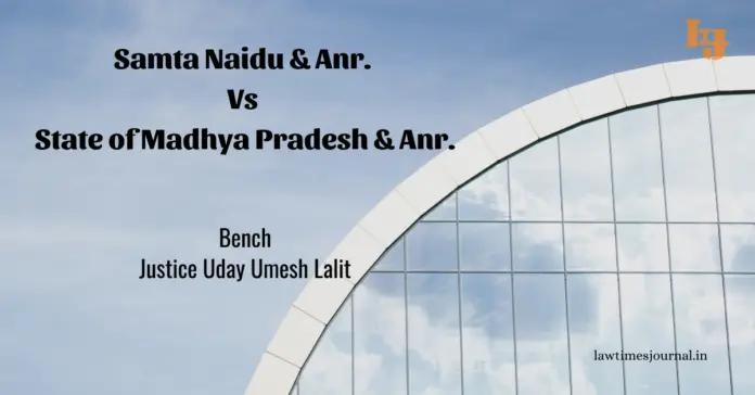 Samta Naidu & Anr. vs. State of Madhya Pradesh and Anr.